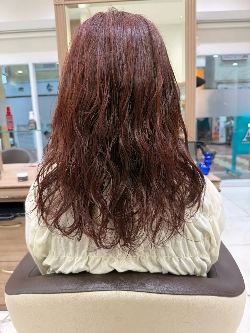 カラー 濵地 羚花のヘアスタイル