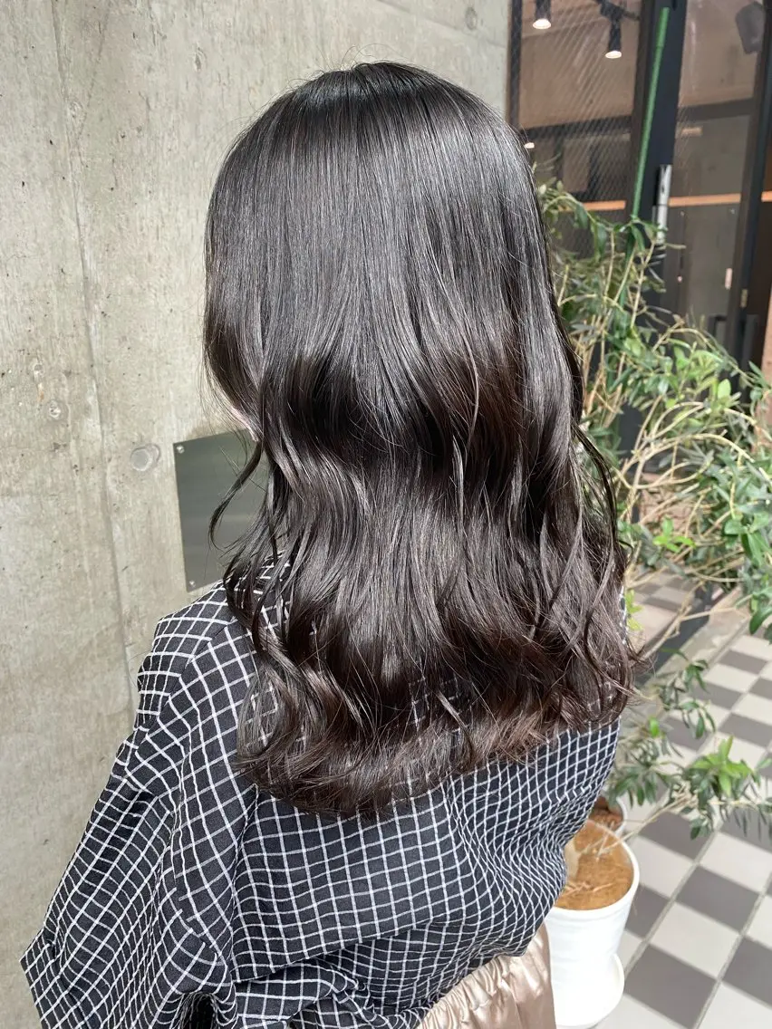 ロング ヘアカラー 海外風ハイライト／ Rizuのヘアスタイル