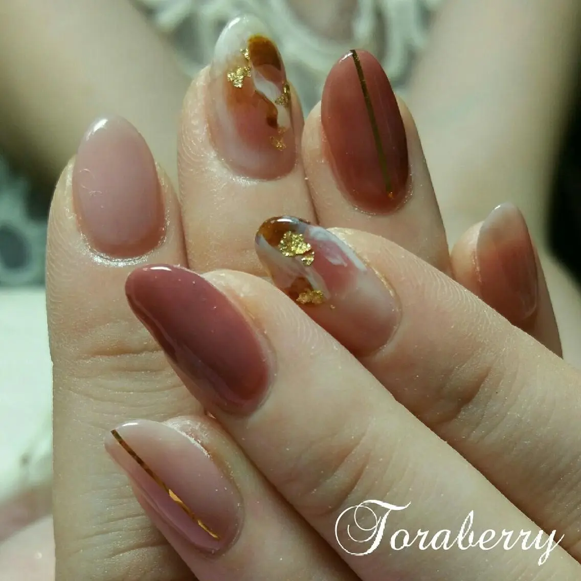 ネイル ニュアンスネイル ハンドネイル ネイリスト なつみのネイルデザイン
