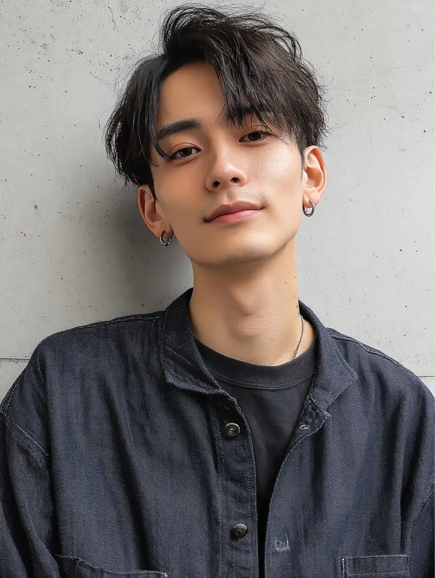 メンズ カット パーマ 大木 光明のヘアスタイル