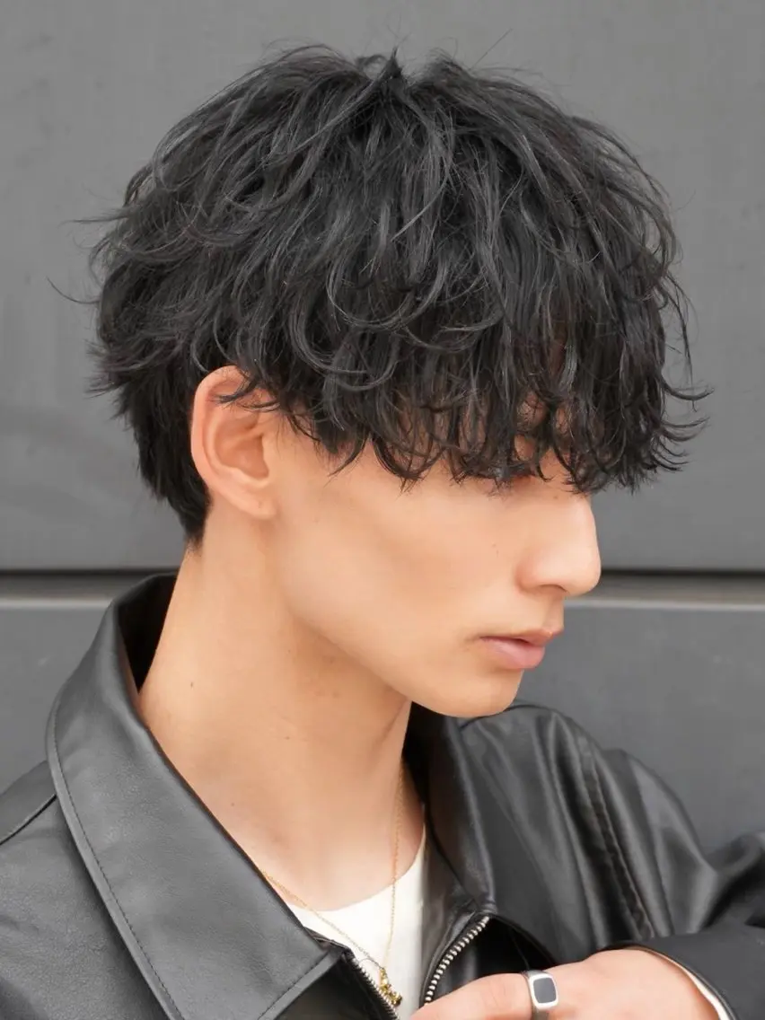 パーマ メンズ メンズパーマ カット パーマ 名古屋シャドウパーマ 竜太朗のヘアスタイル
