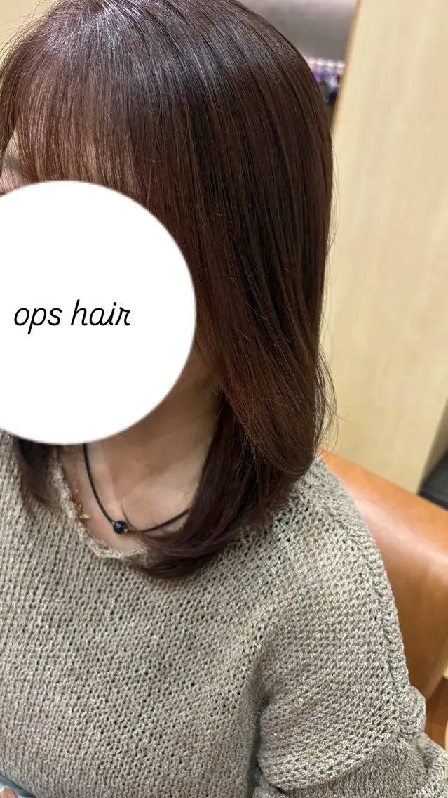 ミディアム レイヤーカット クボタ アヤナのヘアスタイル