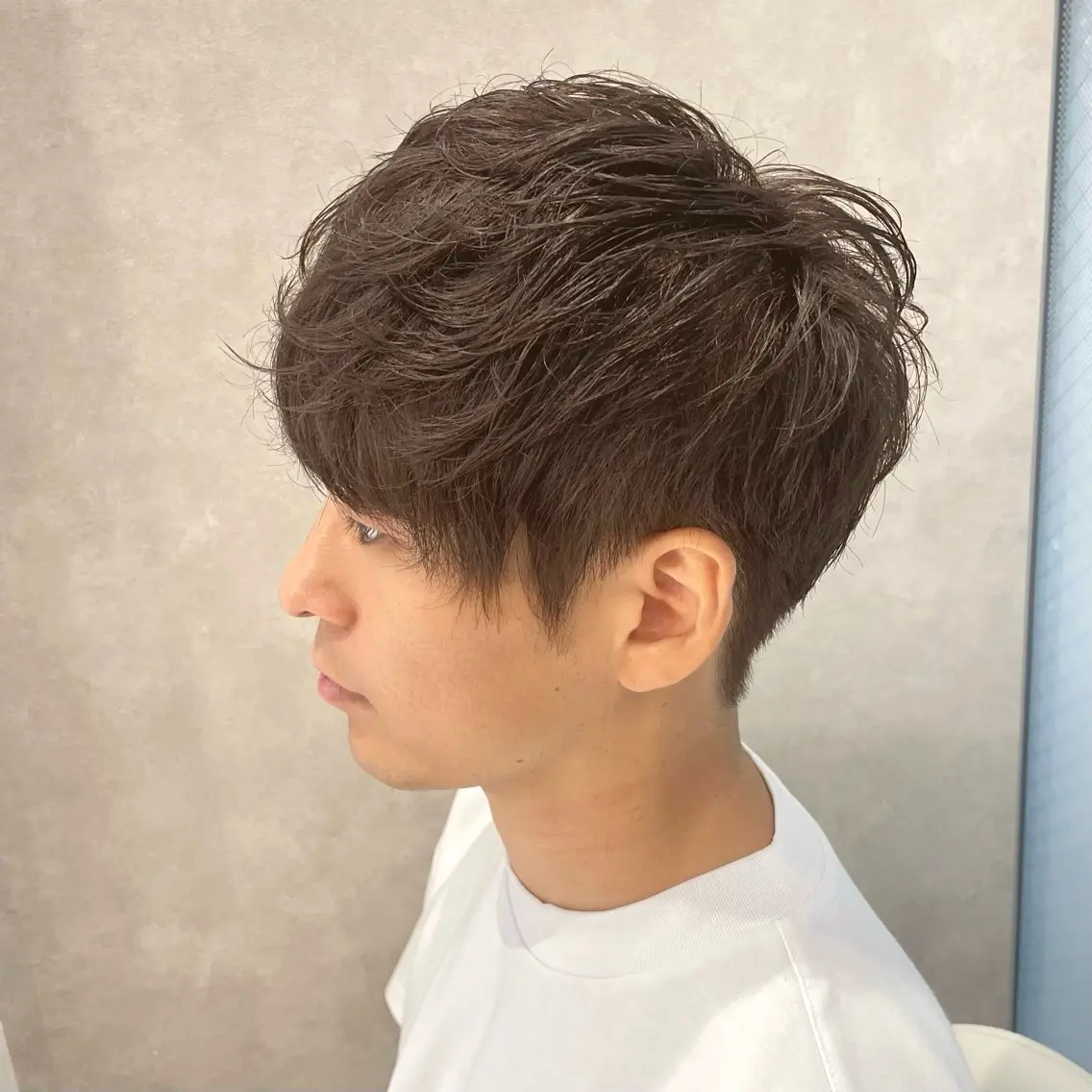 【印象変わる】🫧透明感ワンカラーで垢抜ける✨（メンズカット＋ワンカラー＋トリートメント)の写真
