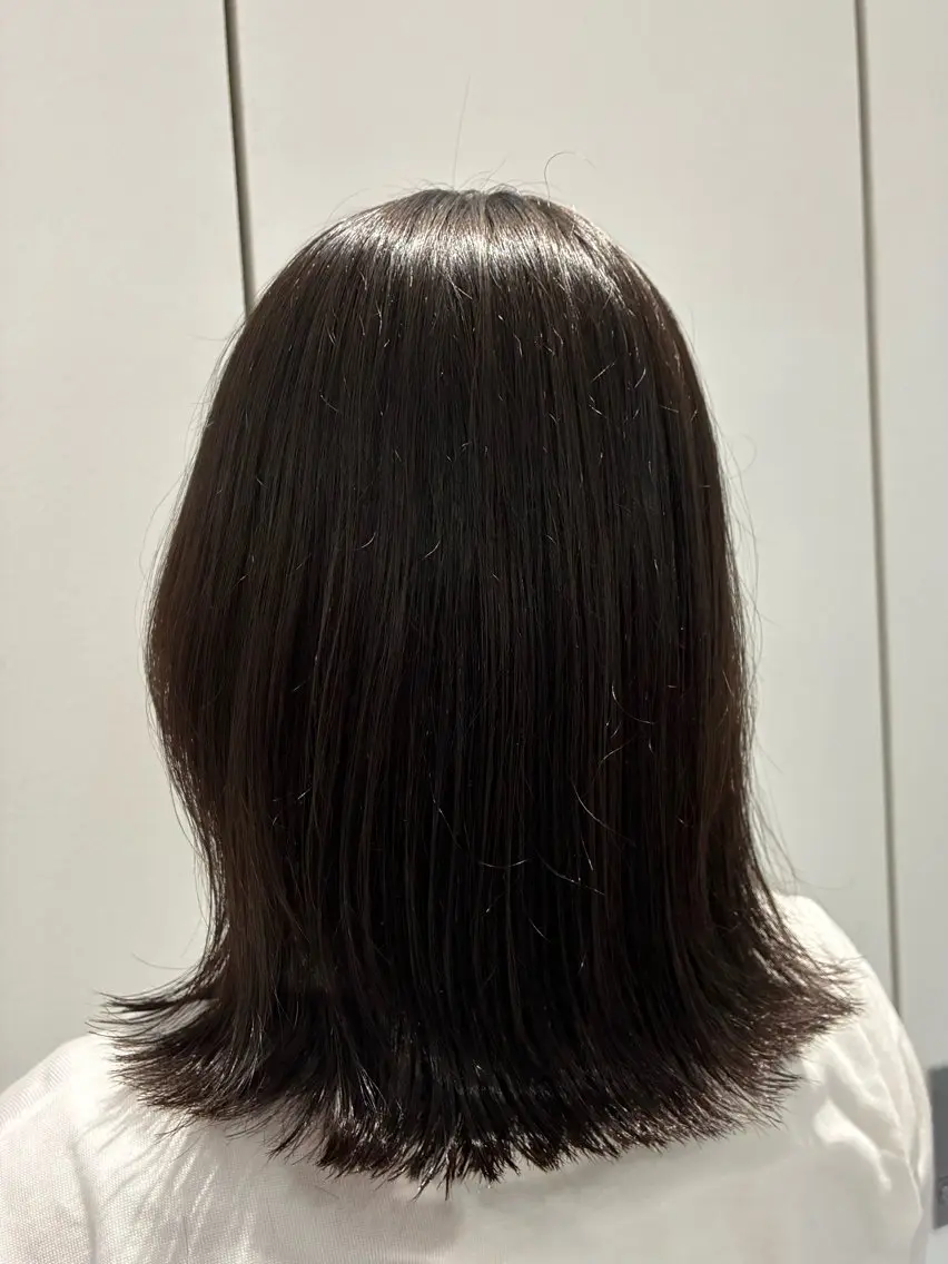 ミディアム 🎀縮毛矯正ツヤ髪 No1🎀まなのヘアスタイル