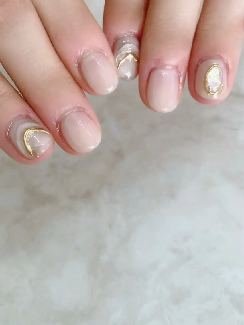 ネイル ハンドネイル shiro ハルカのネイルデザイン
