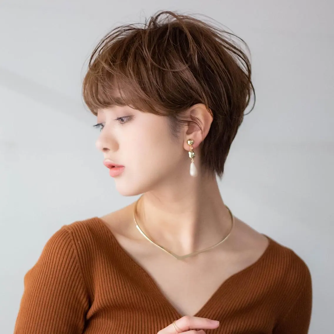ショート パーマ 浅沼 ゆいのヘアスタイル