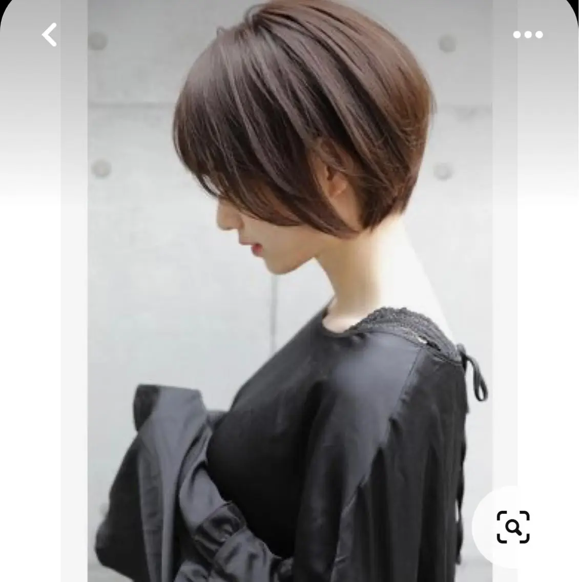 ショート ボブ 似合わせカット 小林愛奈のヘアスタイル