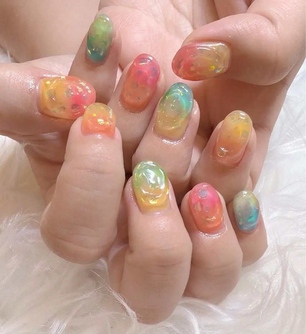 ネイル 持ち込み キュート ネイルのネイルデザイン