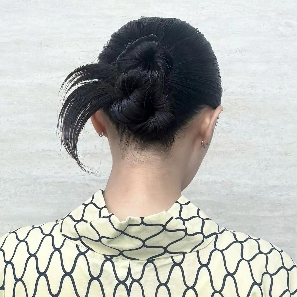 セミロング ヘアアレンジ 着付け かのん【ワンカラー / 池袋】のヘアスタイル