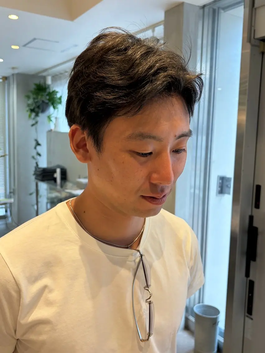 ショート ショートヘア カット ヘッドスパ 坂田 睦月のヘアスタイル