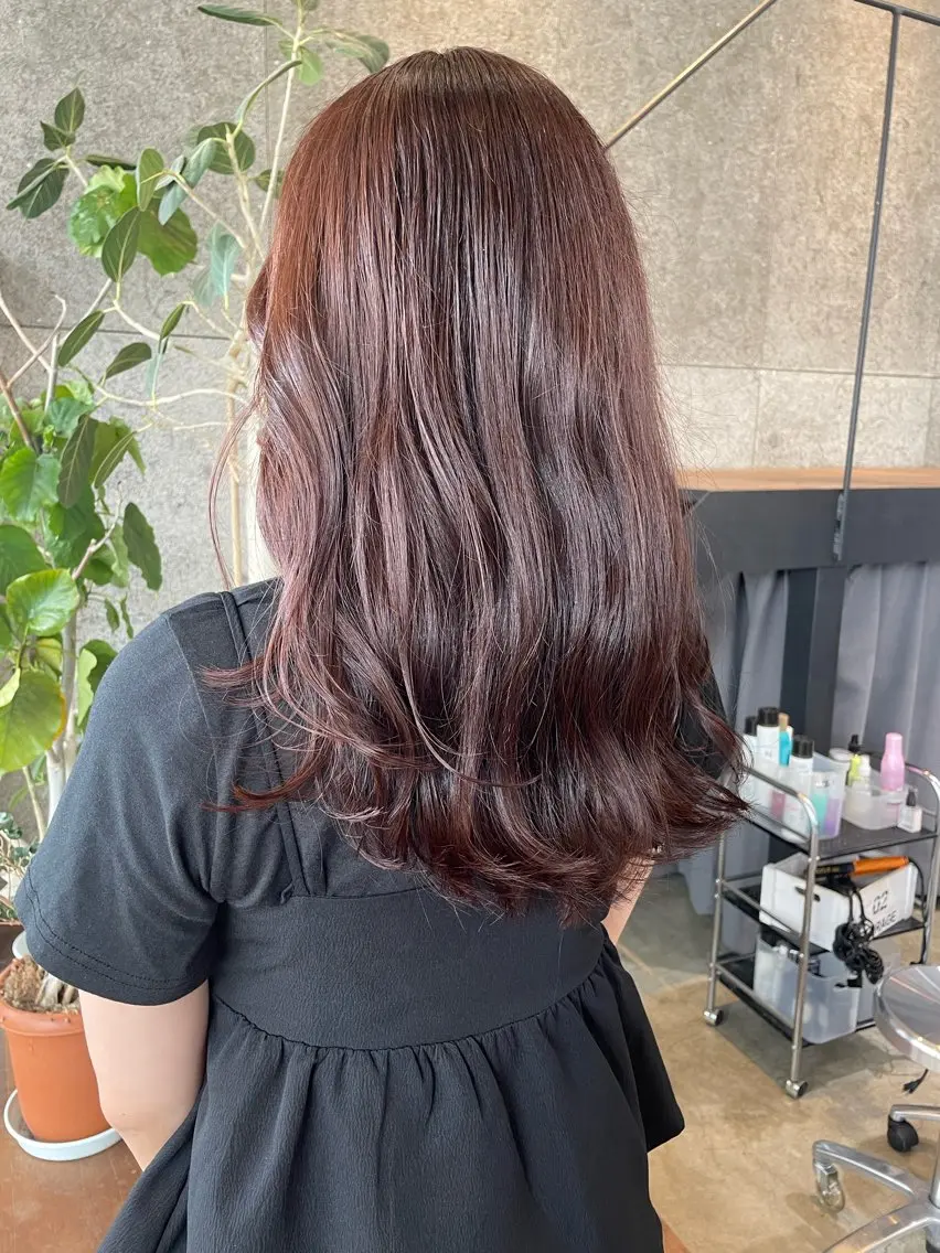 ロング カラー ヘアカラー トリートメント 🍋髪質改善× 透明感カラー ジュリのヘアスタイル
