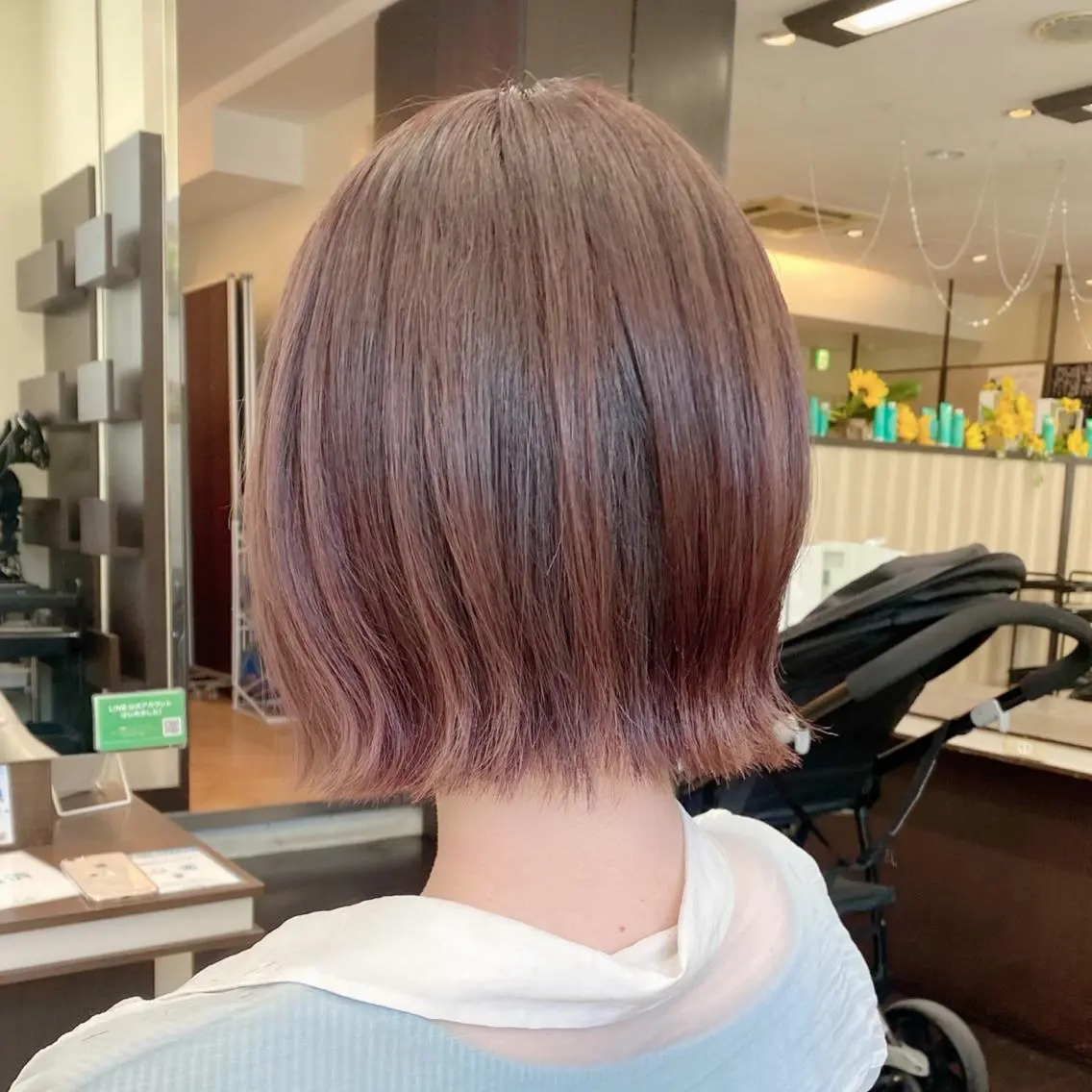 ショート 外ハネヘア カット ヘアカラー トリートメント ✨指名No1✨ 鈴木　秀輔のヘアスタイル