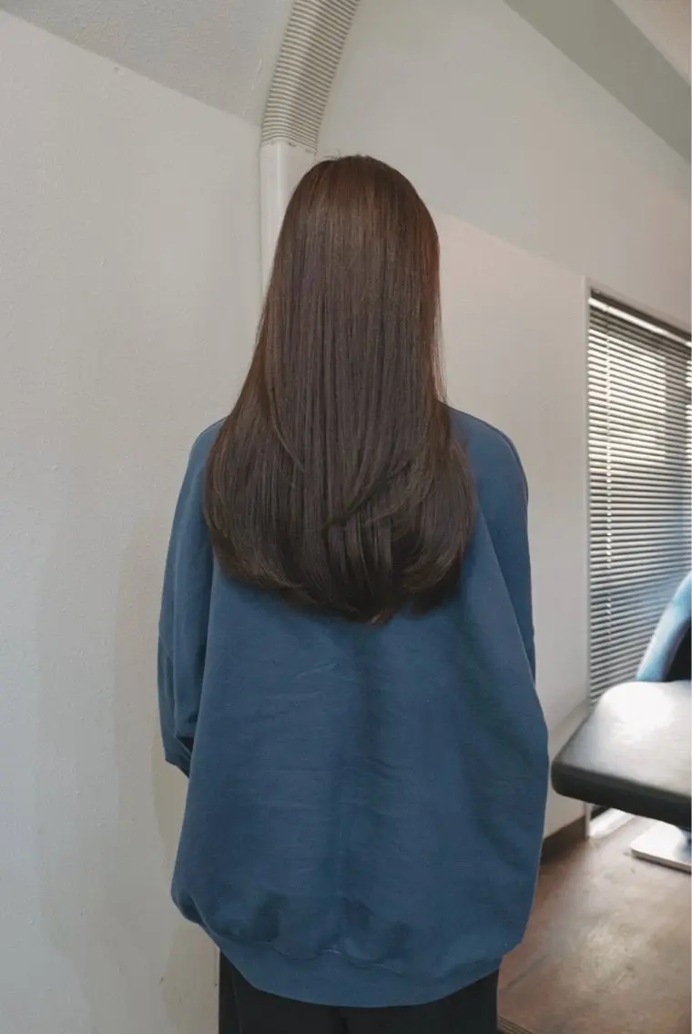 セミロング カラー パーマ ヘアアレンジ メンズ カット ヘアカラー トリートメント 髪質改善縮毛矯正 ブリーチなしRYOのヘアスタイル
