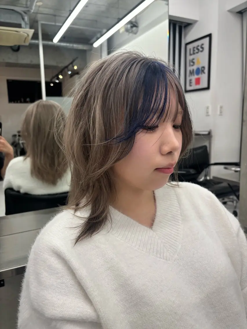 カラー グレージュ ✂︎渋谷✂︎ ADITIONのヘアスタイル