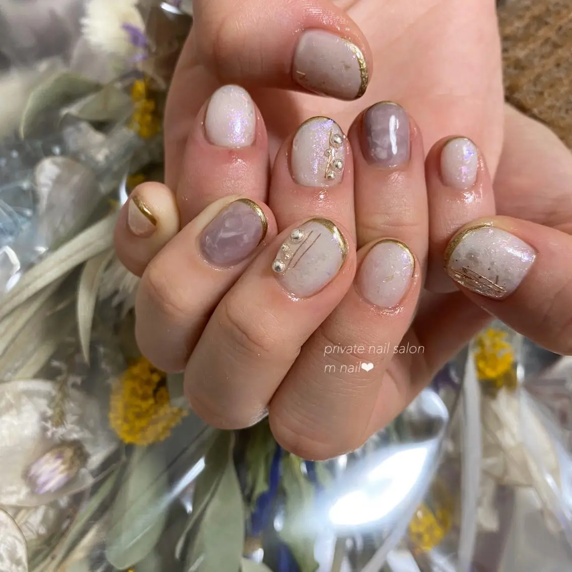 ネイル 持ち込み ハンドネイル 小河原 舞のネイルデザイン