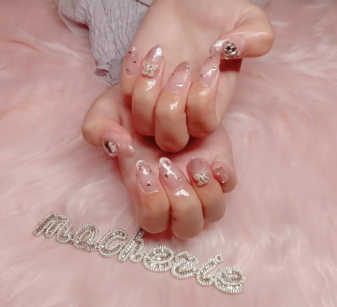 ネイル ピンク ハンドネイル Nail Salon macherieのネイルデザイン