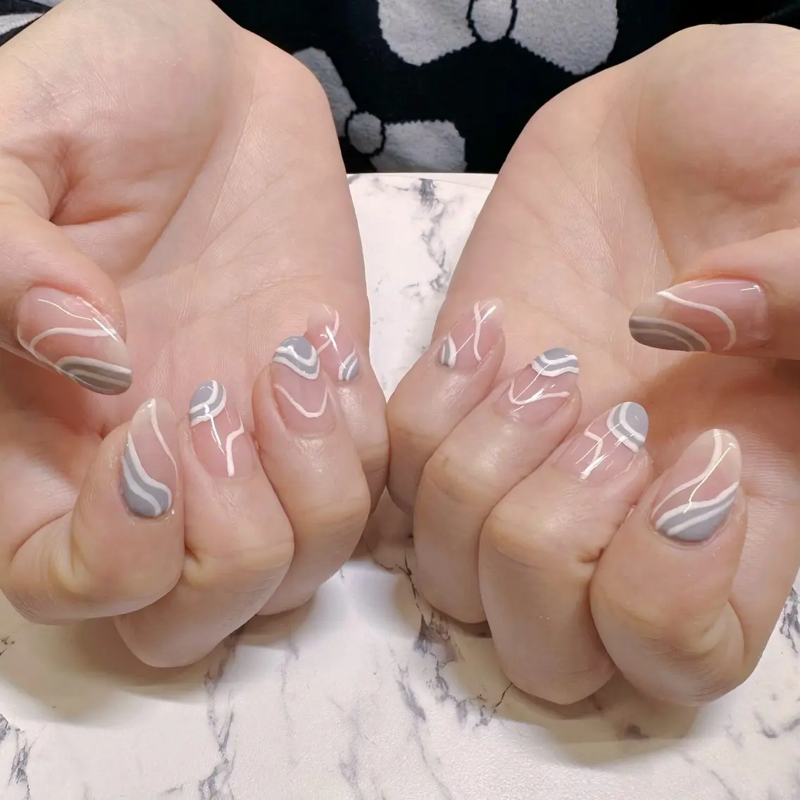 ネイル ハンドネイル I_p4ce 🍊あい🍊のネイルデザイン