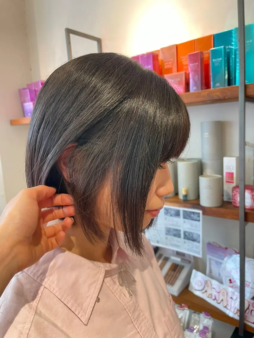 ショート koiki/赤味消し /艶カラー🎀✨のヘアスタイル