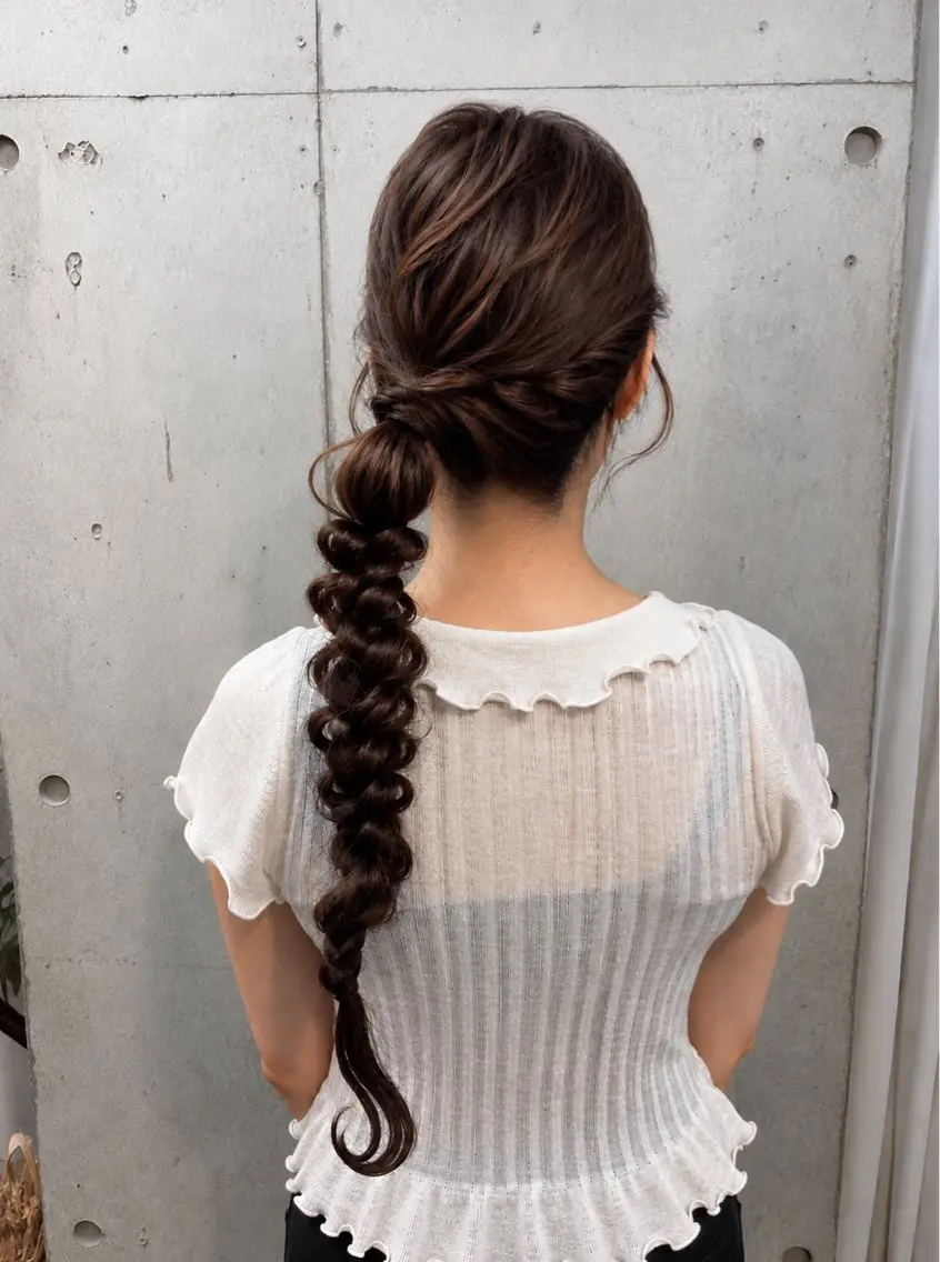 ロング ヘアアレンジ ヘアセット [lani ] konatsuのヘアスタイル