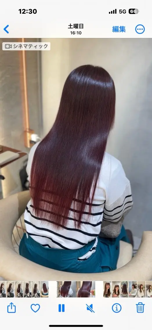 ロング カット ヘアカラー 縮毛矯正 トリートメント 🫧髪質改善🤍丁寧 で好評🫧/MAKIのヘアスタイル