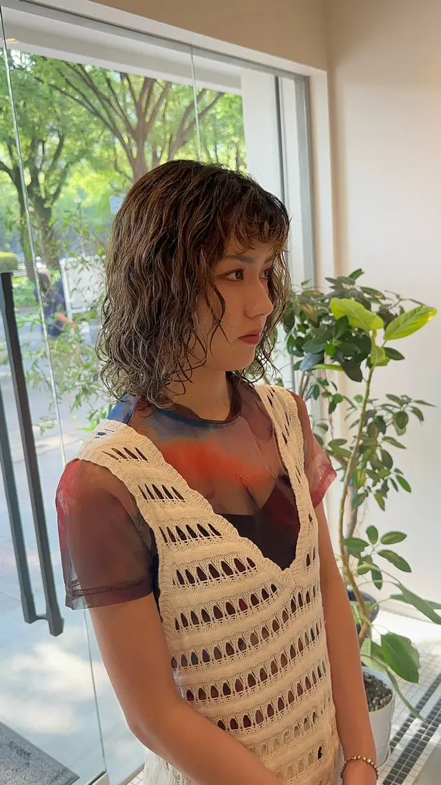 パーマ 小寺 柚初のヘアスタイル