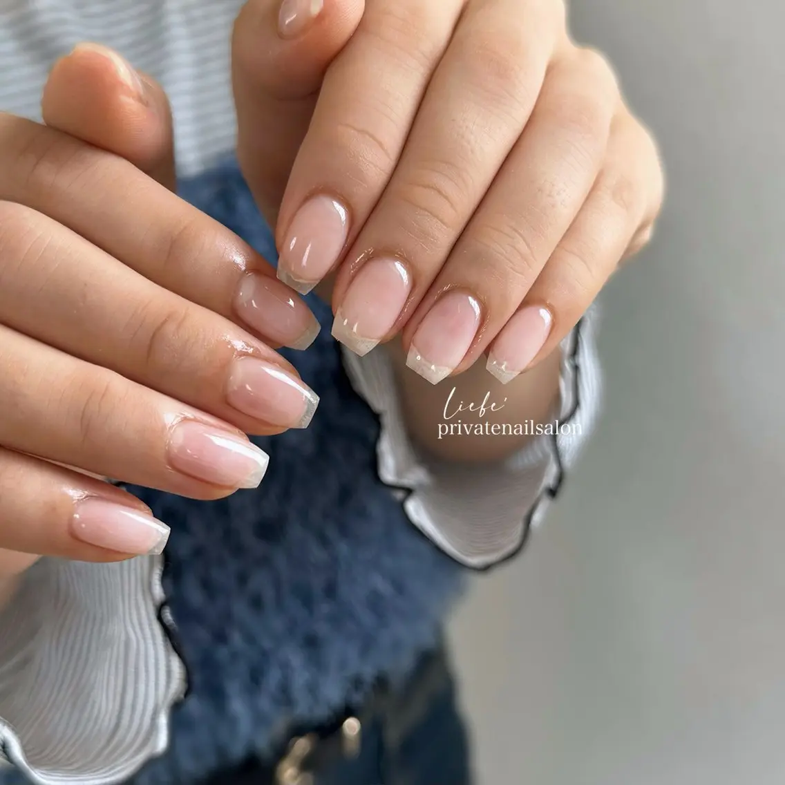 ネイル クリアネイル ハンドネイル Liebe nailのネイルデザイン