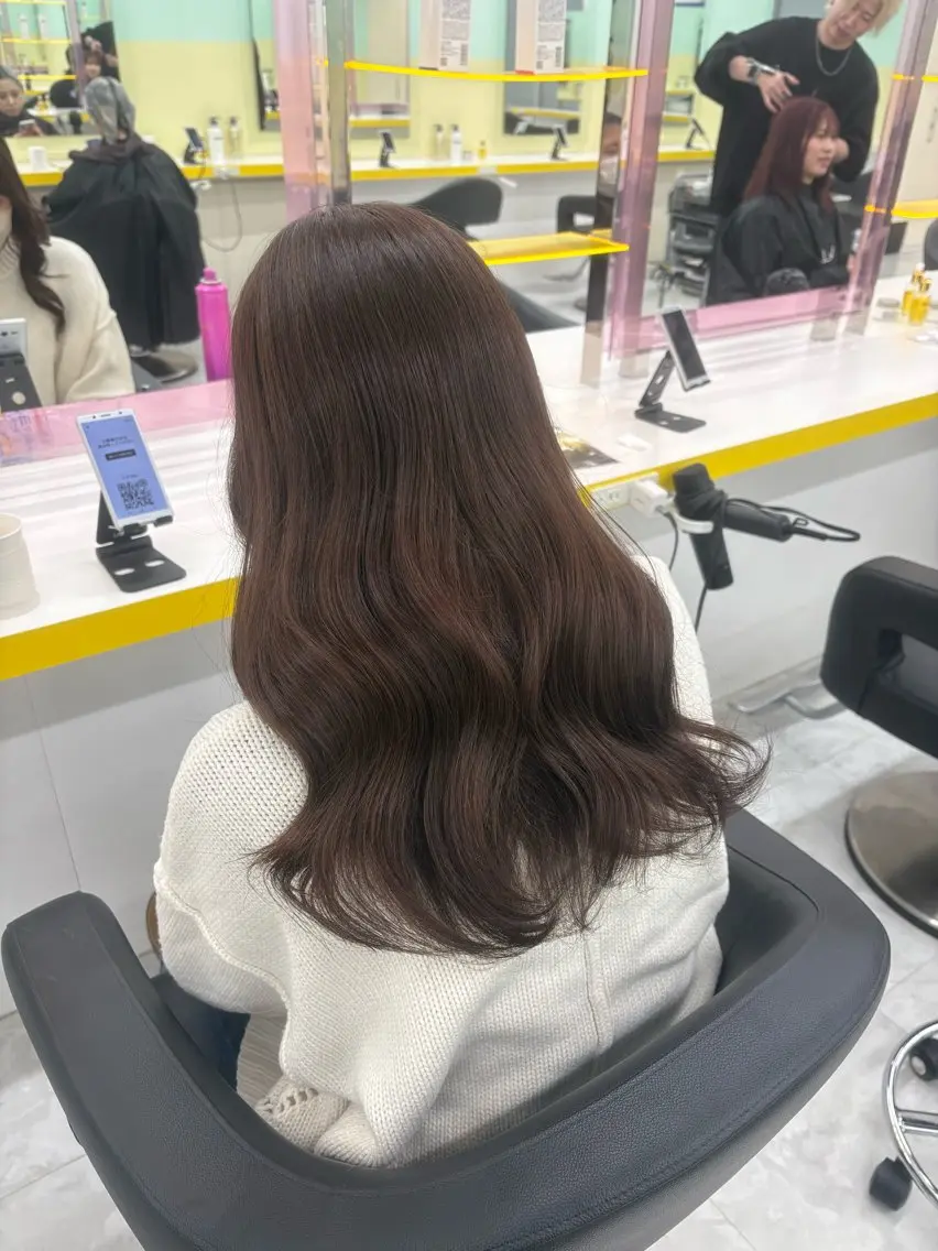 ロング カラー ヘアカラー ベージュ×レイヤー 🤎横浜/miu🤎のヘアスタイル