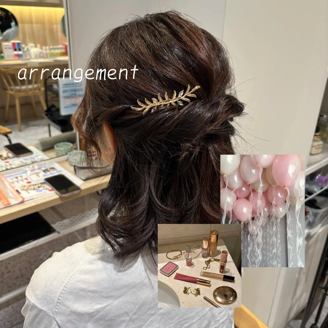 ヘアアレンジ 成人式 結婚式・ブライダル 浴衣 ヘアセット 暖色カラー/ パリジェンヌ💟みくのヘアスタイル