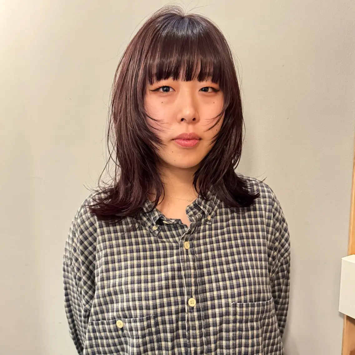 ミディアム カラー カット ヘアカラー トリートメント 🌿レイヤーボブ/パ ーマ🌿 木梨健太のヘアスタイル