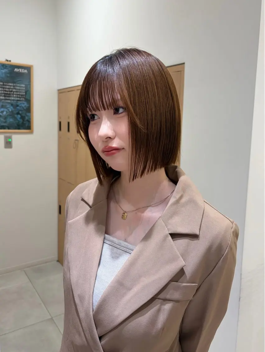 ショート 切りっぱなしボブ ボブ sayaka / ショートカットのヘアスタイル