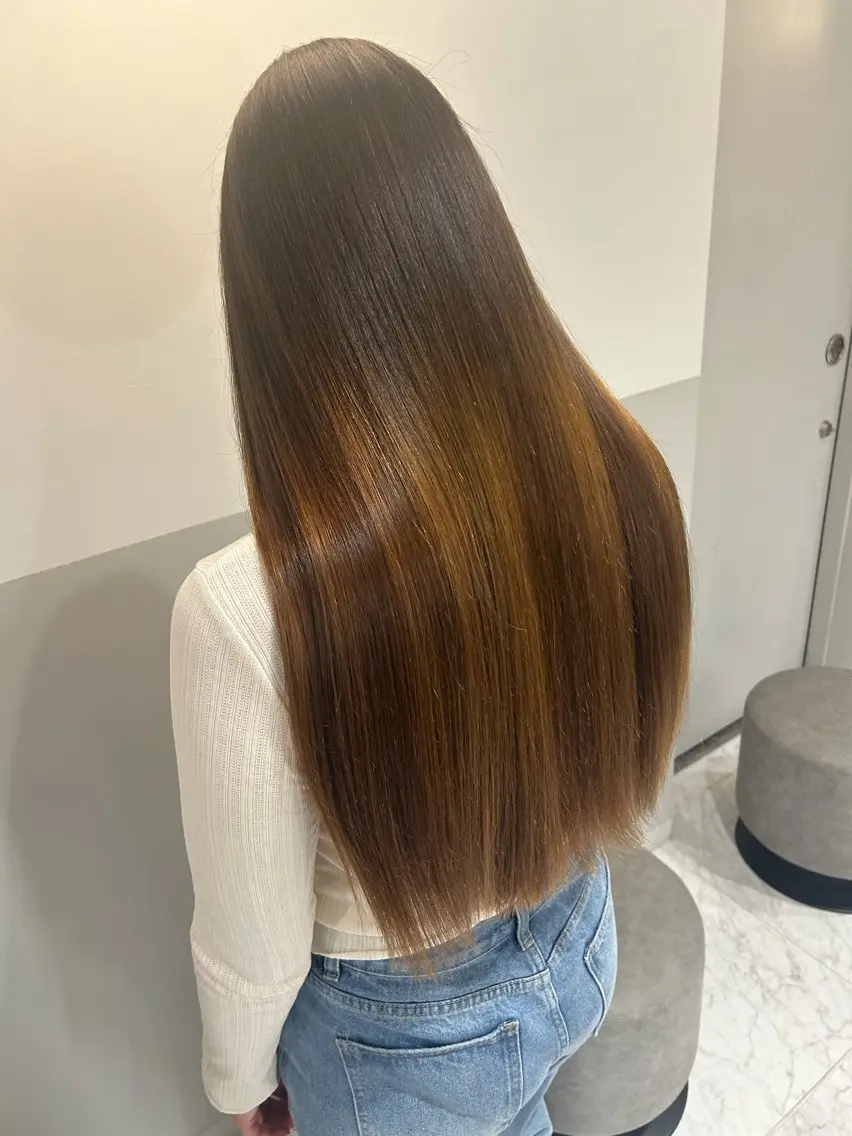 ロング トリートメント 髪質改善/艶カラー MISATOのヘアスタイル