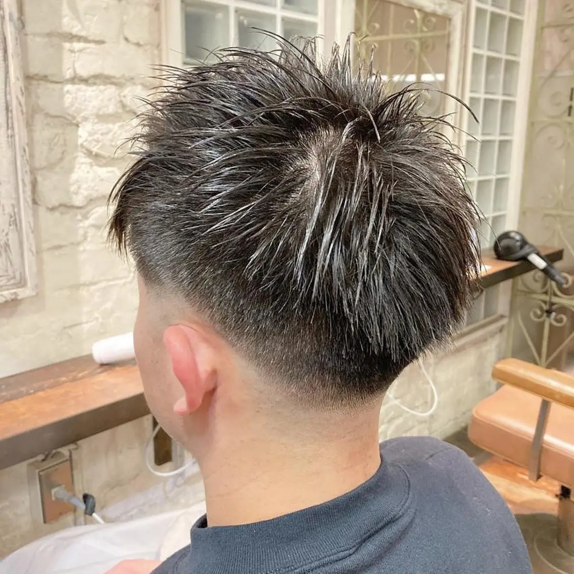 ショート メンズ カット メンズ/フェード/ バーバー/盛山大地のヘアスタイル