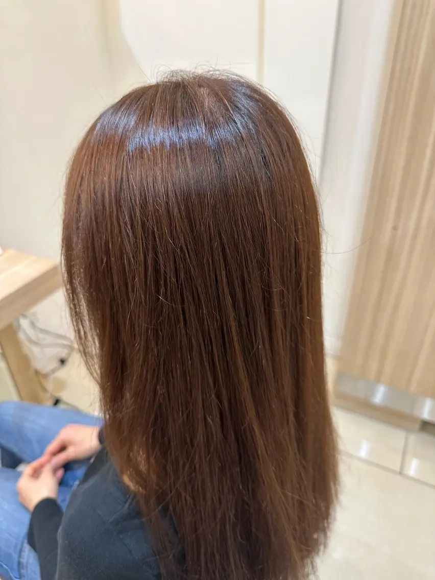 カラー ナチュラルヘア 神田一瑳のヘアスタイル