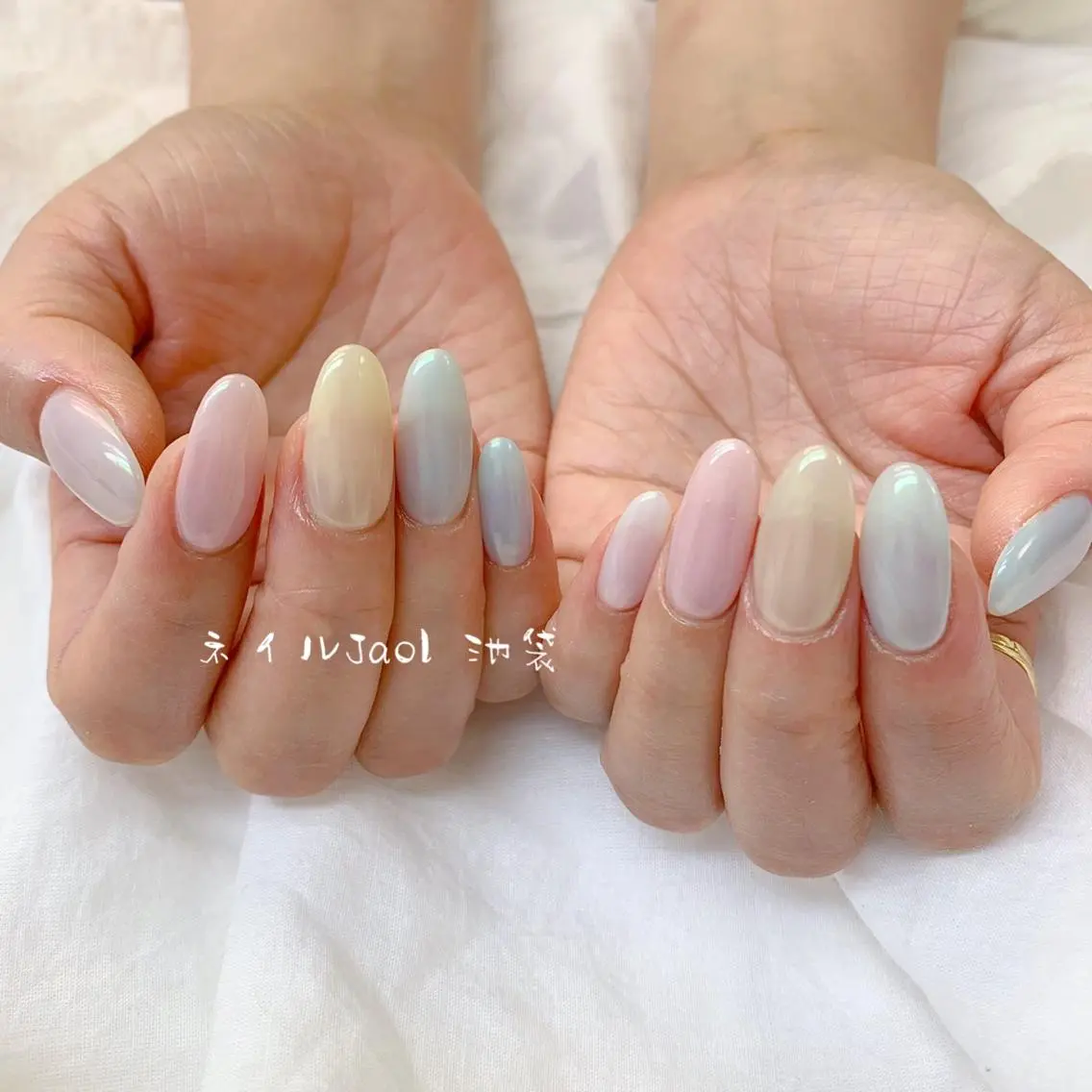 セミロング ネイルJaol 池袋のネイルデザイン