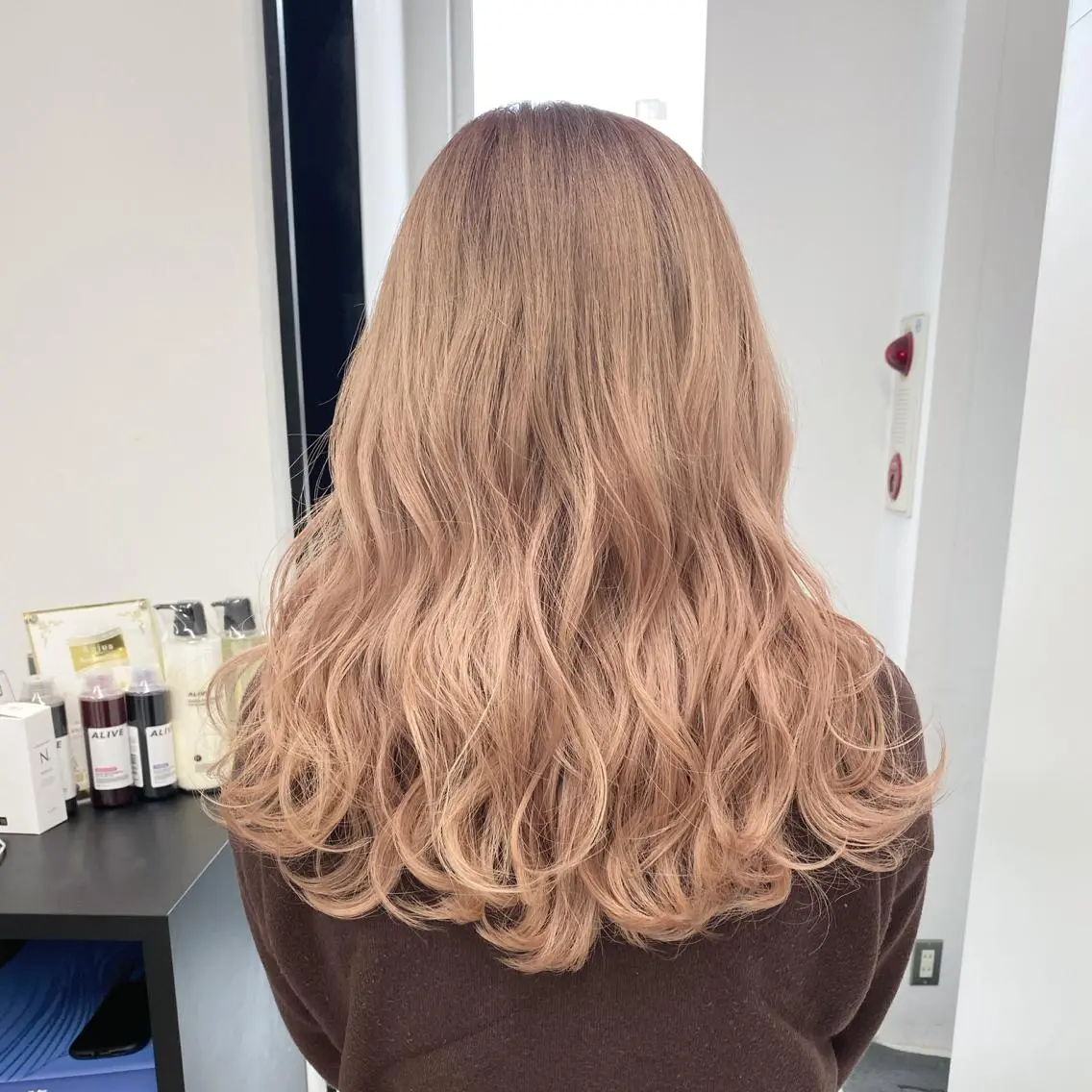 ロング カラー ブリーチ ダブルカラー 【ブリーチカラー】 🌈ALIVE若山葵のヘアスタイル
