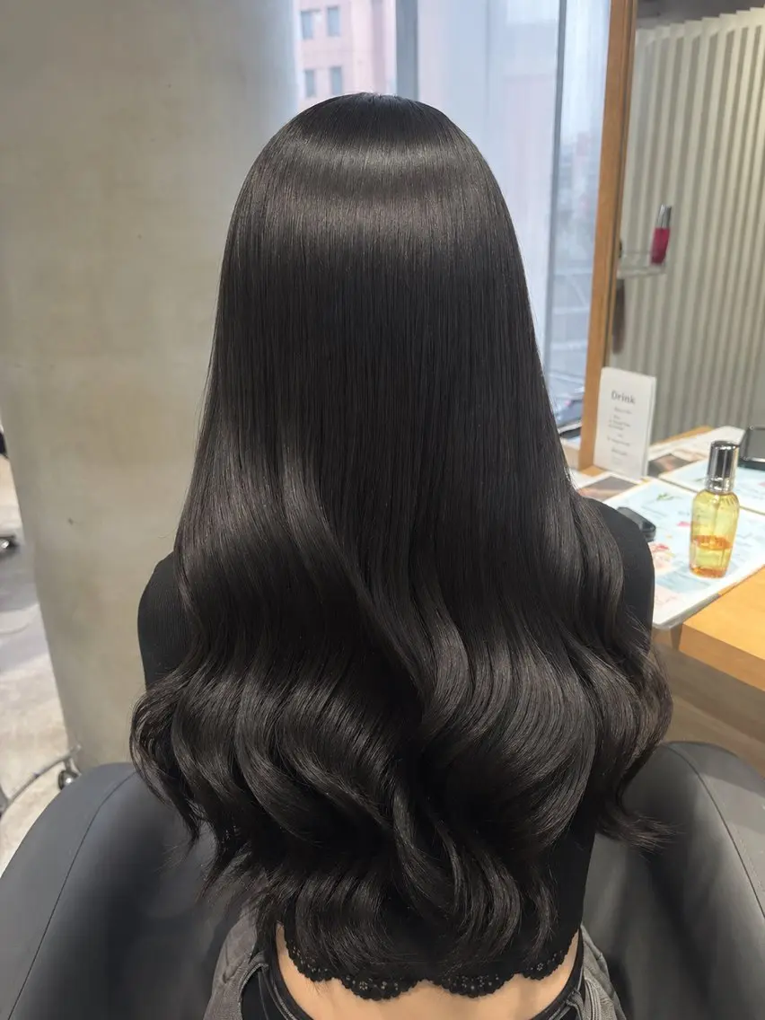 ロング カラー 髪質改善 トリートメント カット ヘアカラー トリートメント LUPIbyLee maayaのヘアスタイル