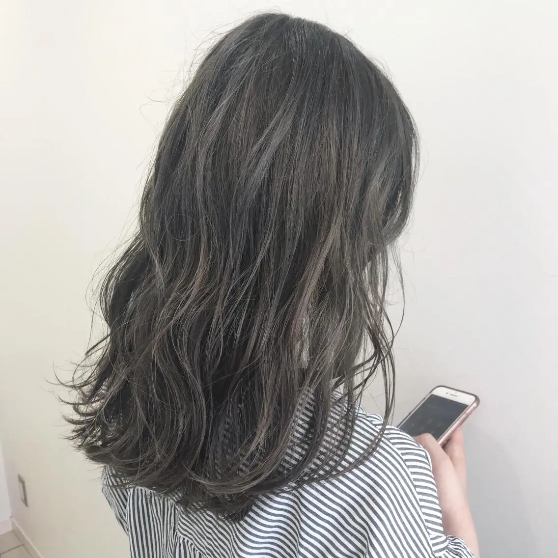セミロング カラー 店長 大方康暉のヘアスタイル