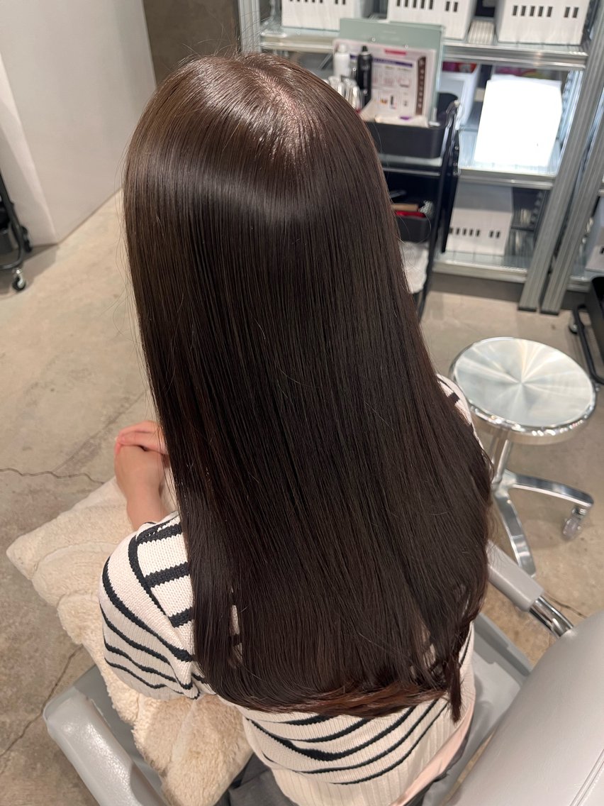 ロング カラー カット ヘアカラー トリートメント nanase/レイヤ ーカット/ボブのヘアスタイル