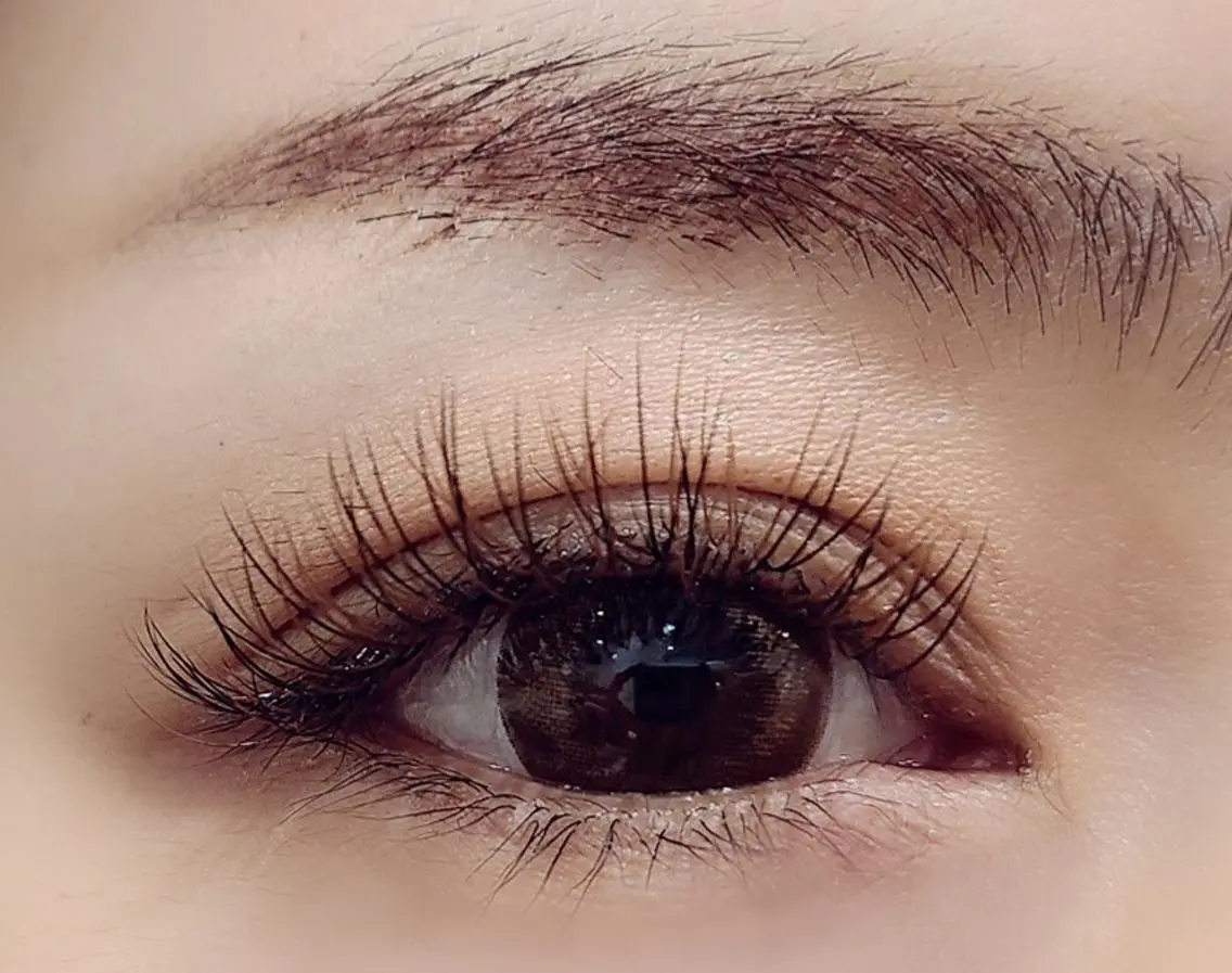 マツエク・マツパ カラーマツエク フラットラッシュ nail&eye ♡Fleur♡のネイルデザイン