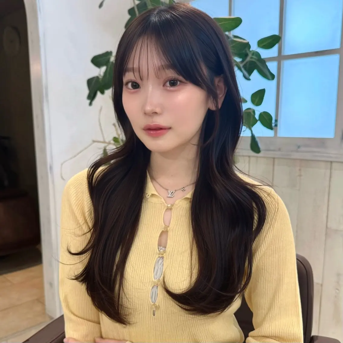 ロング カラー ヘアカラー 🎀【韓国ヘア】 🎀田中 華澄のヘアスタイル