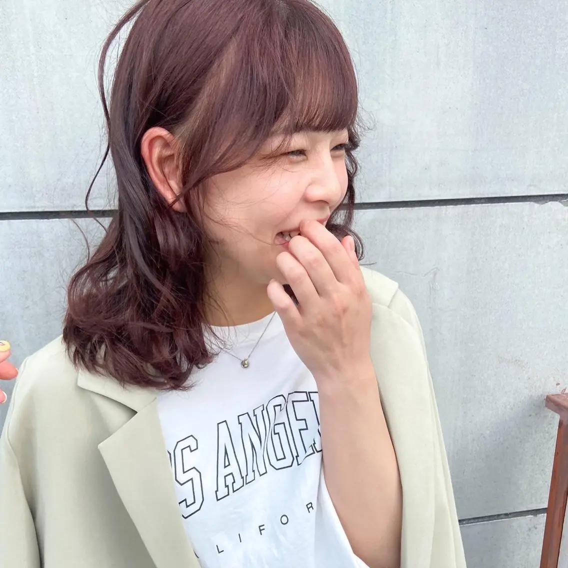 ミディアム カラー パーマ ヘアアレンジ 🌼似合わせのプロ 心斎橋/rena🌼のマツエク・マツパデザイン