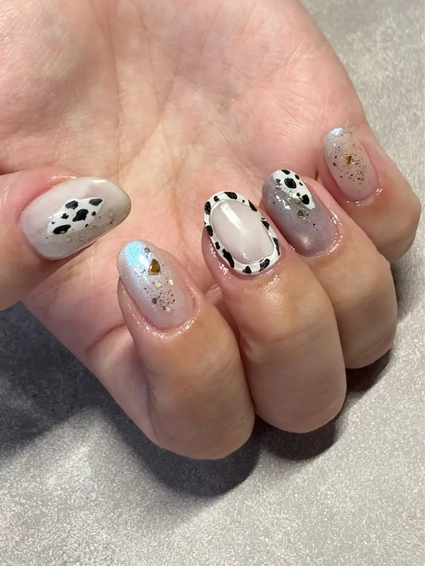 ネイル マグネットネイル ハンドネイル nails by sayaのネイルデザイン