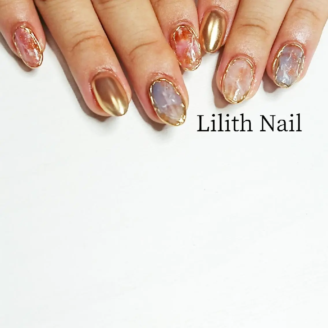 ネイル ニュアンスネイル ハンドネイル Lilith Nailのネイルデザイン