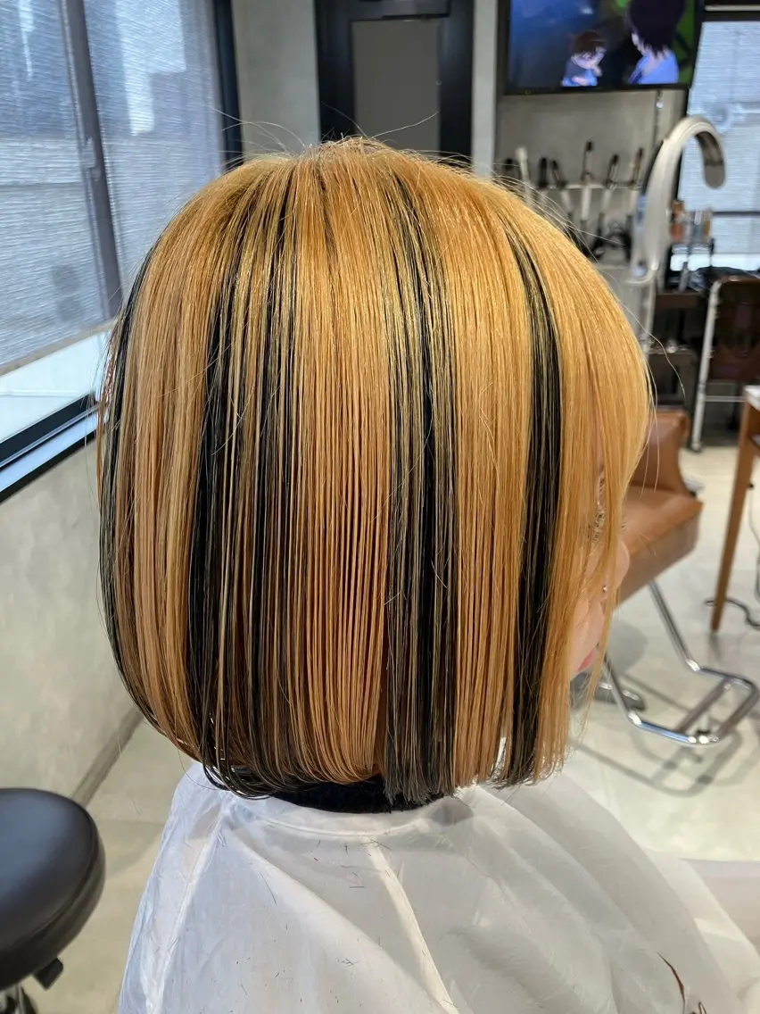 ショート カラー ヘアアレンジ 宇都宮美容室 ちなのヘアスタイル