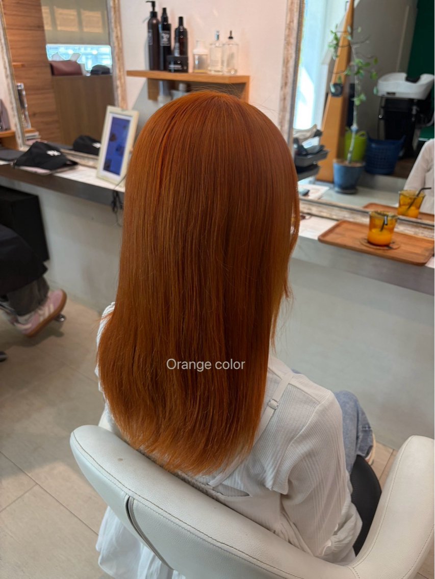 ロング ヘアカラー トリートメント hair bonitaのヘアスタイル