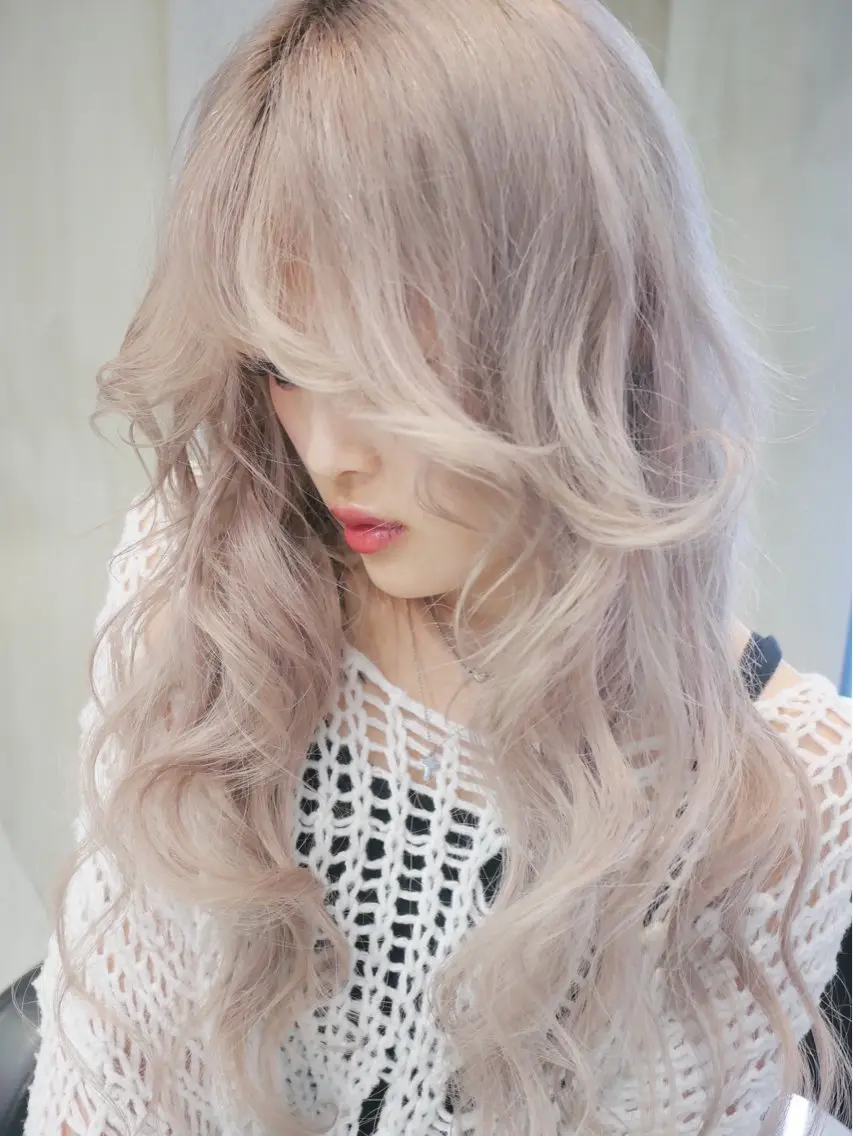 ロング カット ヘアカラー トリートメント エクステ ナナ♡レイヤーカット ♡似合わせカラーのヘアスタイル