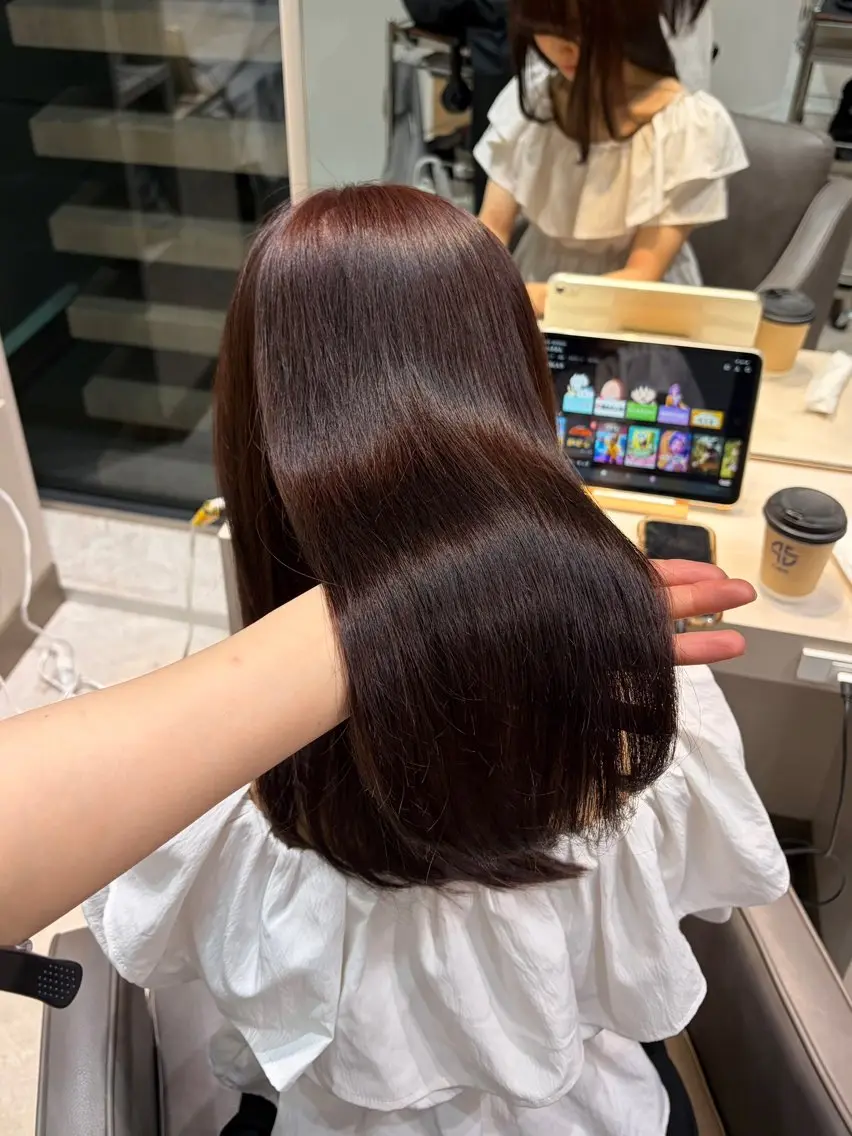 カラー ヘアカラー 艶カラー/渋谷/ 赤池璃香のヘアスタイル