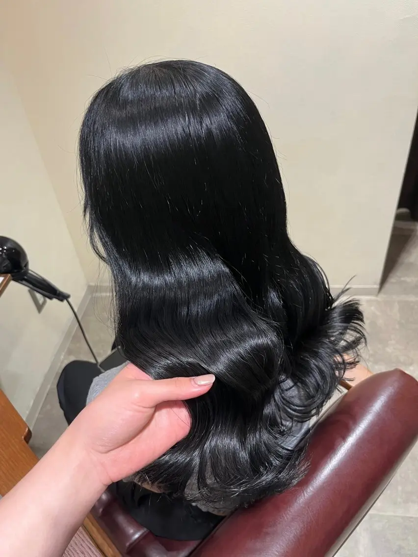 カラー 透明感カラー 岡本 かのんのヘアスタイル