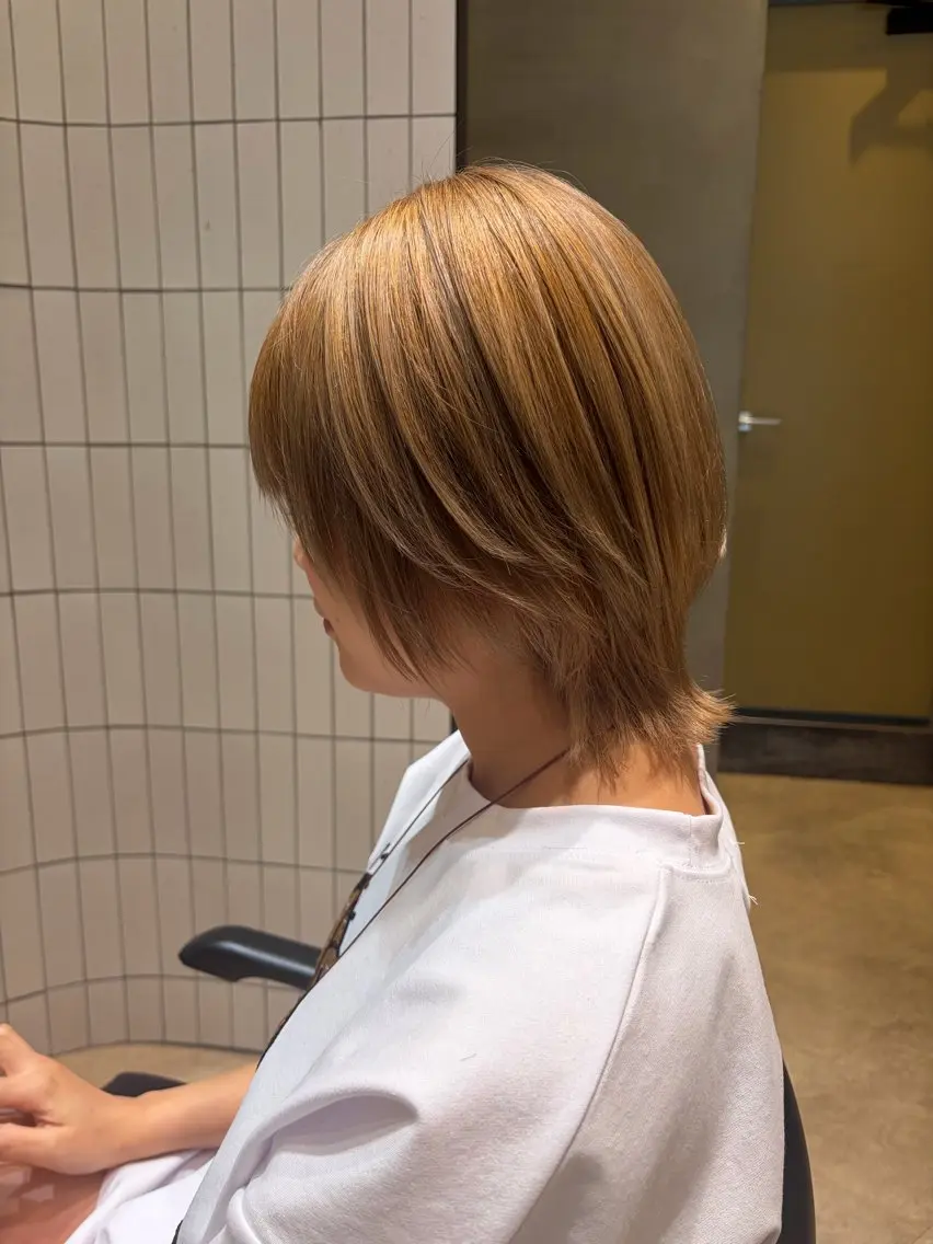 ショート カラー カット ヘアカラー 正野 大翔のヘアスタイル