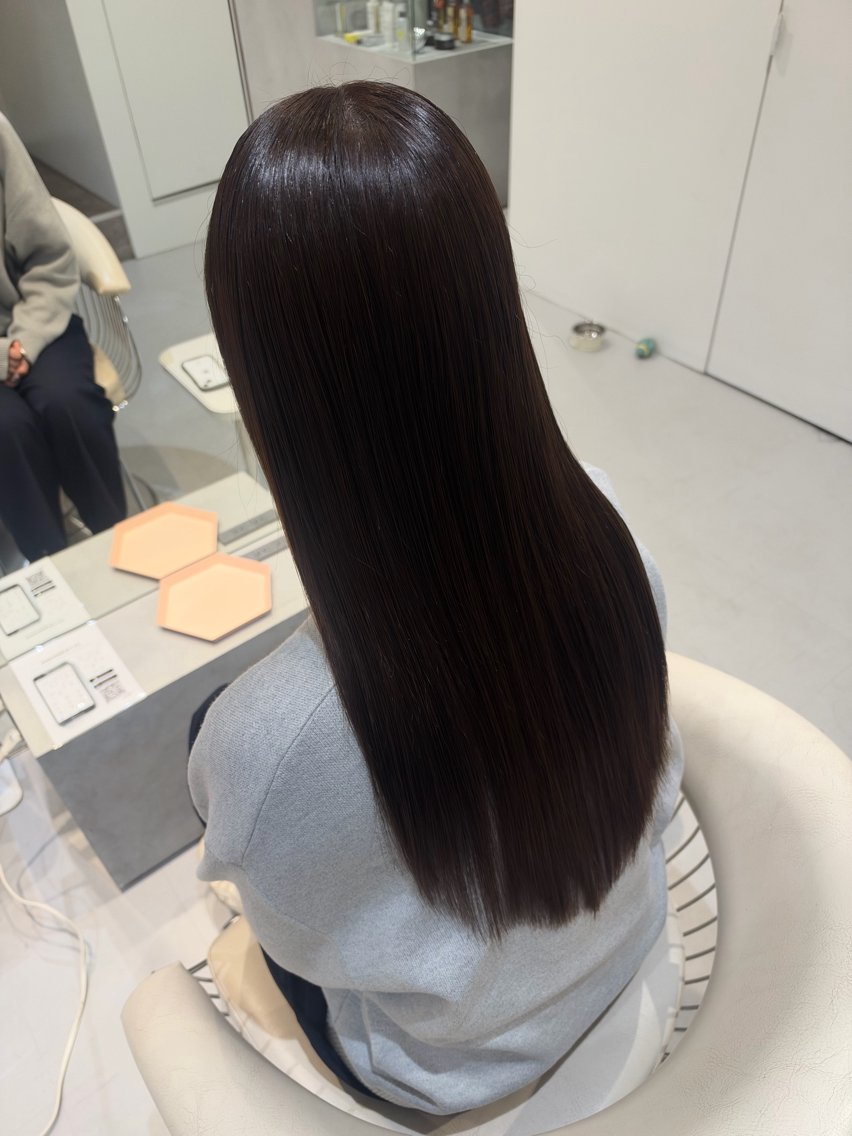 ロング カラー 透明感カラー グレージュ 髪質改善 ロング 似合わせカット カット ヘアカラー トリートメント 💎透明感カラー特化 💎TAISEIのヘアスタイル